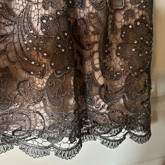 Dress with sheer and sequins - Picture 8 of 8